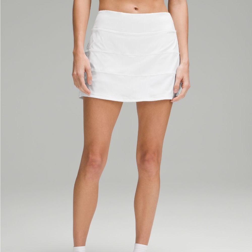 LULULEMON mini skirt!! Pace rival mid-rise skirt!!